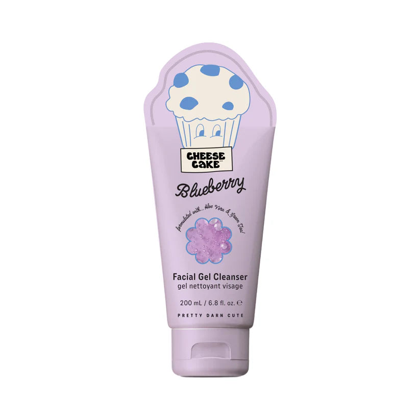 Cheesecake 200Ml Gel Cleanser - Blueberry 200Ml / 6.76 Fl Oz With Aloe Vera & Green Tea