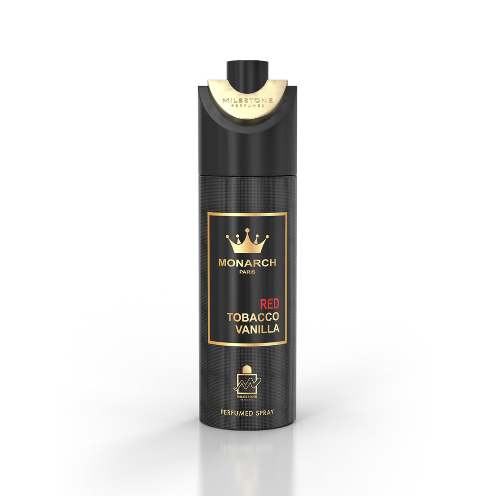 MILESTONE Monarch Red Tobacco Vanilla Unisex - 200ML Deodorant