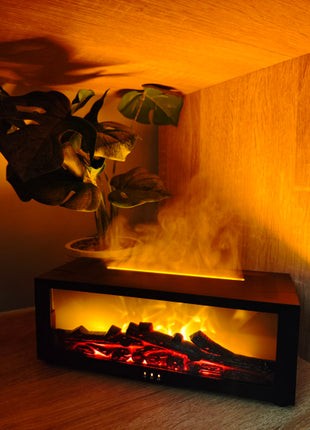 Ember Black Fireplace Aroma Diffuser