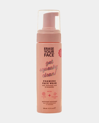 Erase your Face Foaming Face Wash - Vitamin C and Hyaluronic Acid