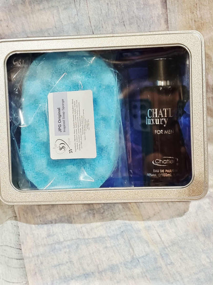 Sponge and Aftershave gift Set