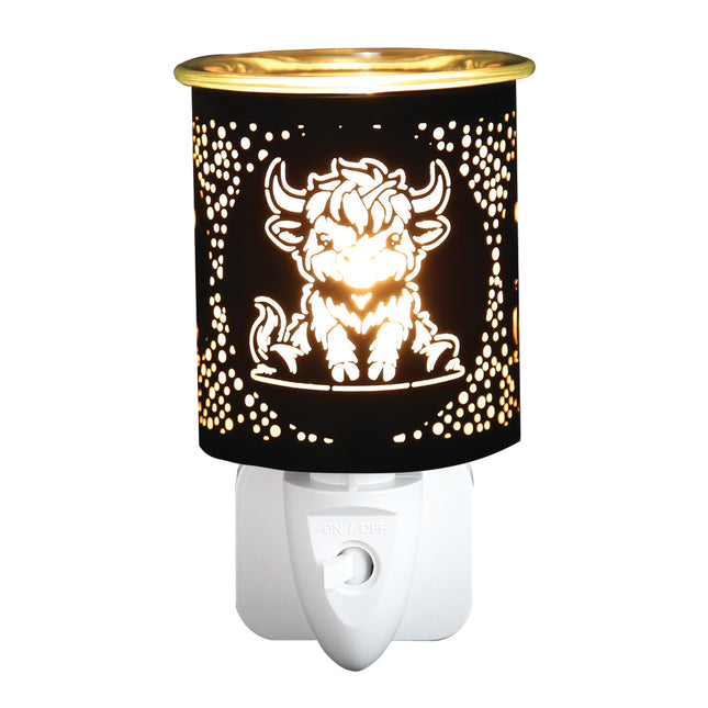 Wax Melter Plug In - Black Highland Cow