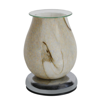 Electric Wax Melter Touch - Swirl Oval 16cm Choice of colours