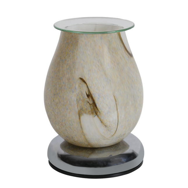 Electric Wax Melter Touch - Swirl Oval 16cm Choice of colours