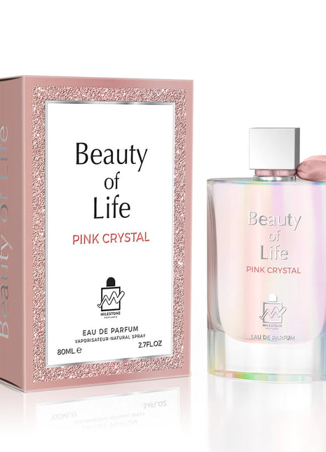 Beauty of Life Pink Crystal (Pour Femme) 80ML  + FREE 20ml Pocket size