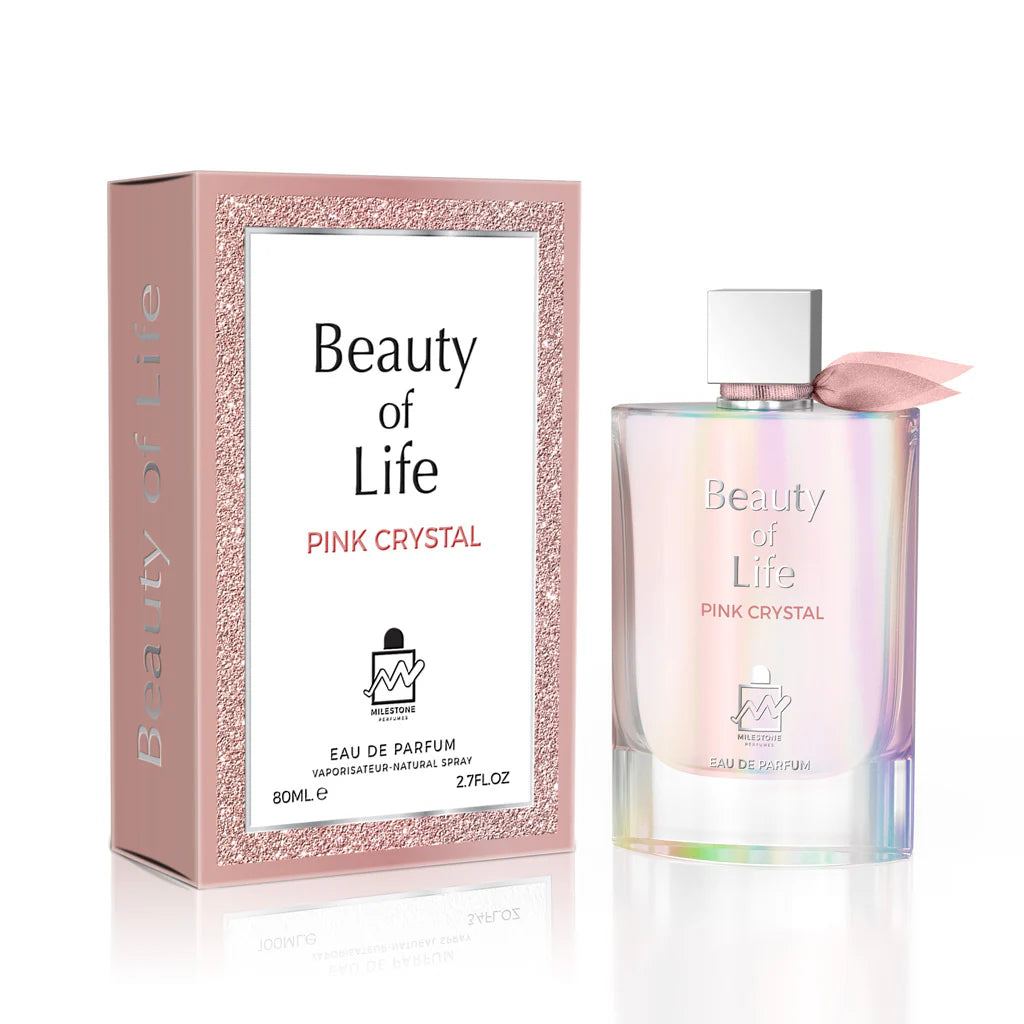 Beauty of Life Pink Crystal (Pour Femme) 80ML  + FREE 20ml Pocket size