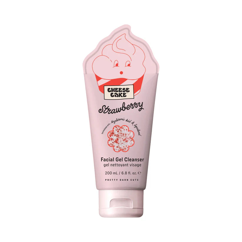 "Cheesecake 200Ml Gel Cleanser - Strawberry  Gel Cleanser With Hyaluronic Acid + Squalane"