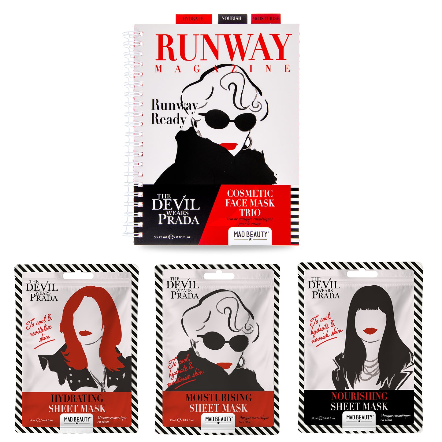 Devil Wears Prada Sheet Mask trio