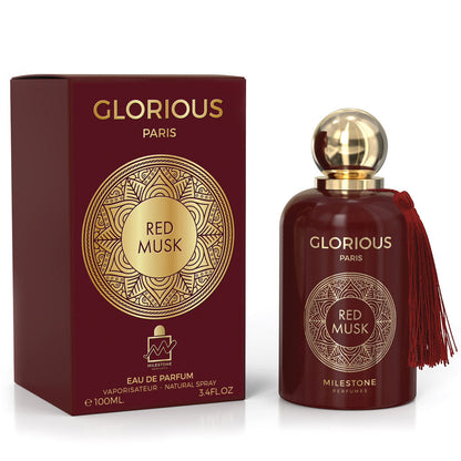 MILESTONE Glorious Paris RED MUSK  (Unisex) 100ML EDP