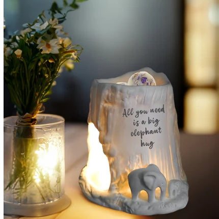 Elephant Tealight Burner - All you need is a big Elephant hug