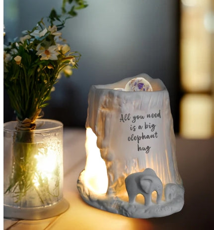 Elephant Tealight Burner - All you need is a big Elephant hug