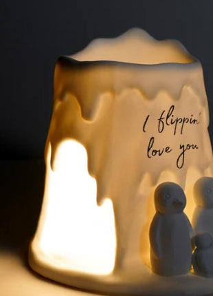 Porcelain Tealight Dome - I Flippin Love You