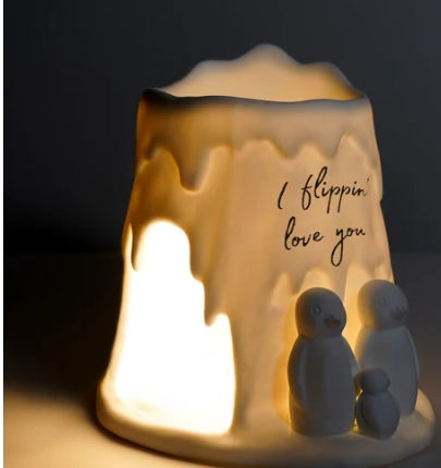 Porcelain Tealight Dome - I Flippin Love You