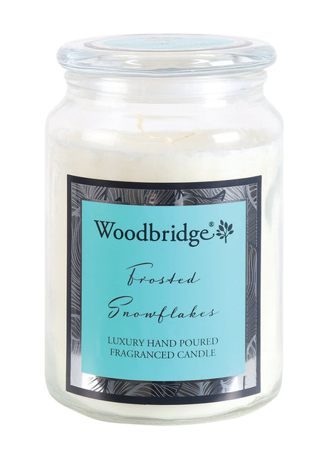 Frosted Snowflakes - Candle Jar 650g