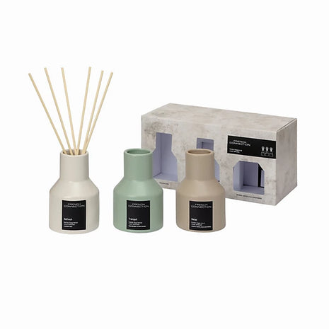 French Connection Trio of Reed Diffuser Gift Set 3x100ML Stone Range