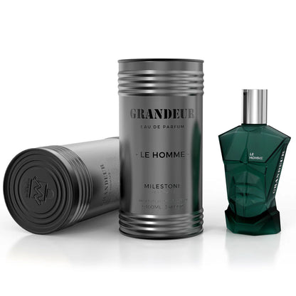 Grandeur Le Homme (Pour Homme) – 100ML - EDP + FREE 20ml Pocket size
