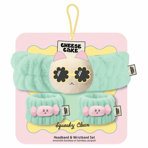 Cheesecake 3Pc Head & Wristband Set - Cat