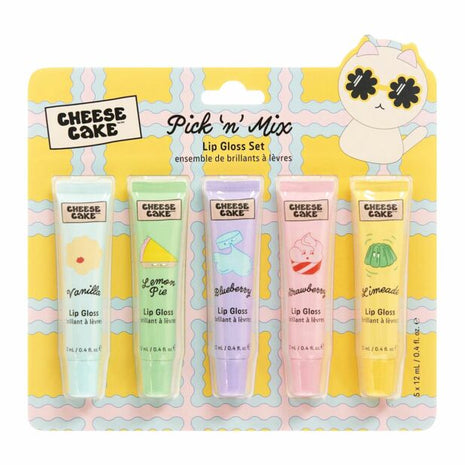 Cheesecake 12Ml X 5Pc Lip Gloss Set - Assorted