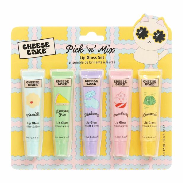 Cheesecake 12Ml X 5Pc Lip Gloss Set - Assorted