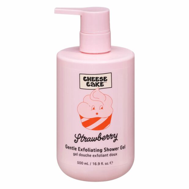 Cheesecake 500Ml Gentle Exfoliating Shower Gel- Strawberry