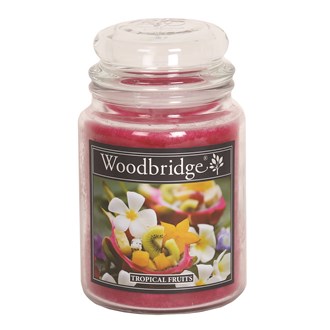 Tropical Fruits  Scented Candle Jar