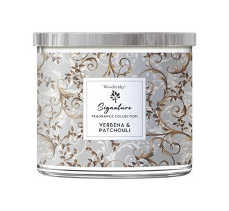 Verbena & Patchouli Wax Tumbler Candle Jar 410g